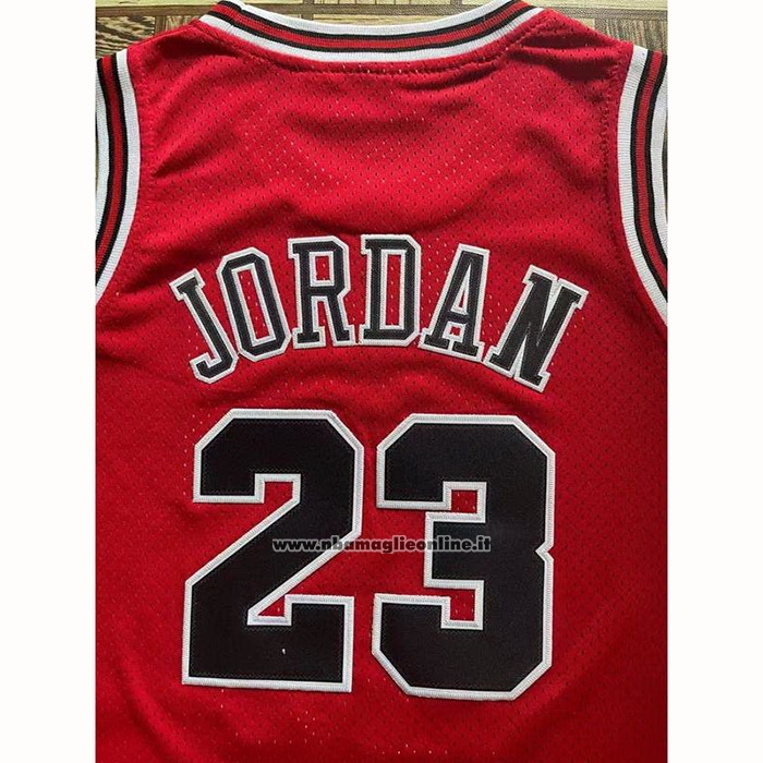 Maglia Bambino Chicago Bulls Michael Jordan #23 Mitchell & Ness 1997-98 Rosso